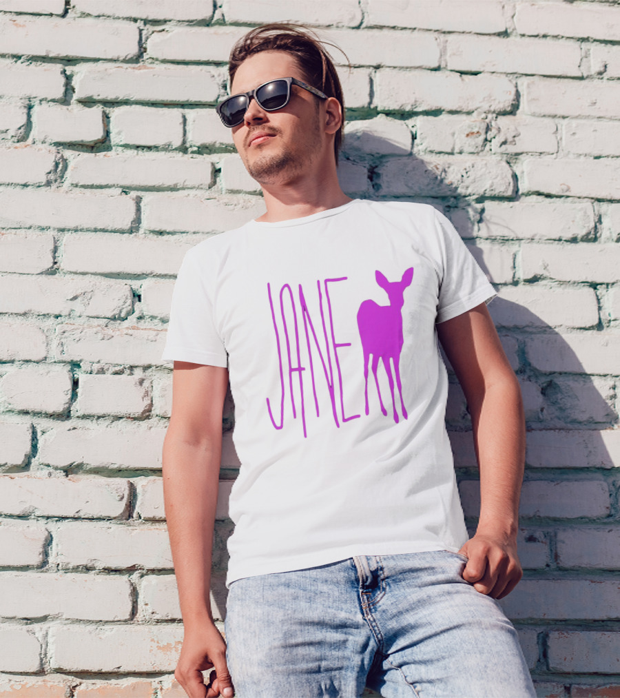 Forbidden Planet Jane Doe Pink Deer T-Shirt