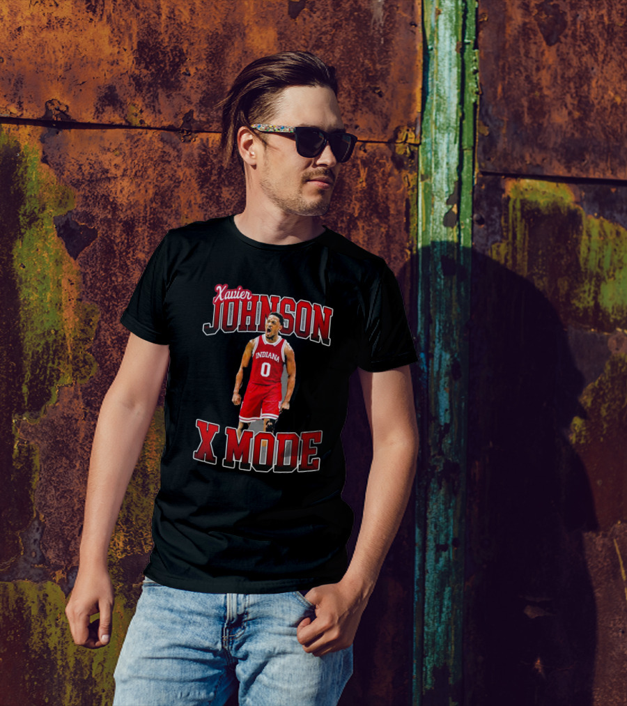 Xavier Johnson X-Mode Indiana Basketball Player T-Shirt