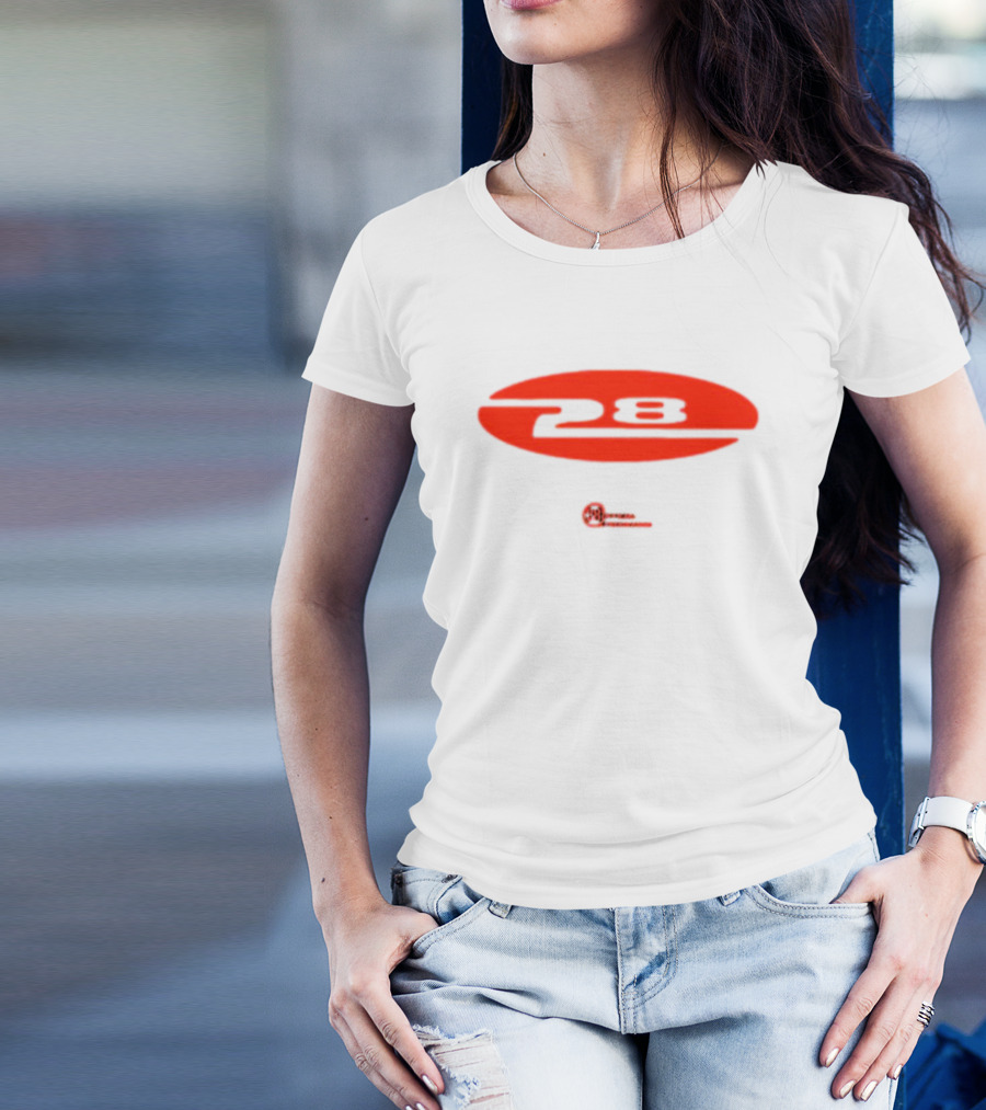 28 Official Programme Logo Red Oval T-Shirt