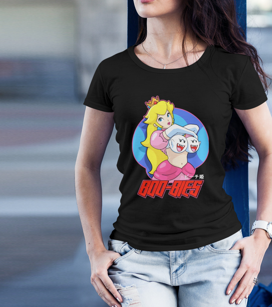 Princess Peach Boo-Bies ピーチ姫 T-Shirt