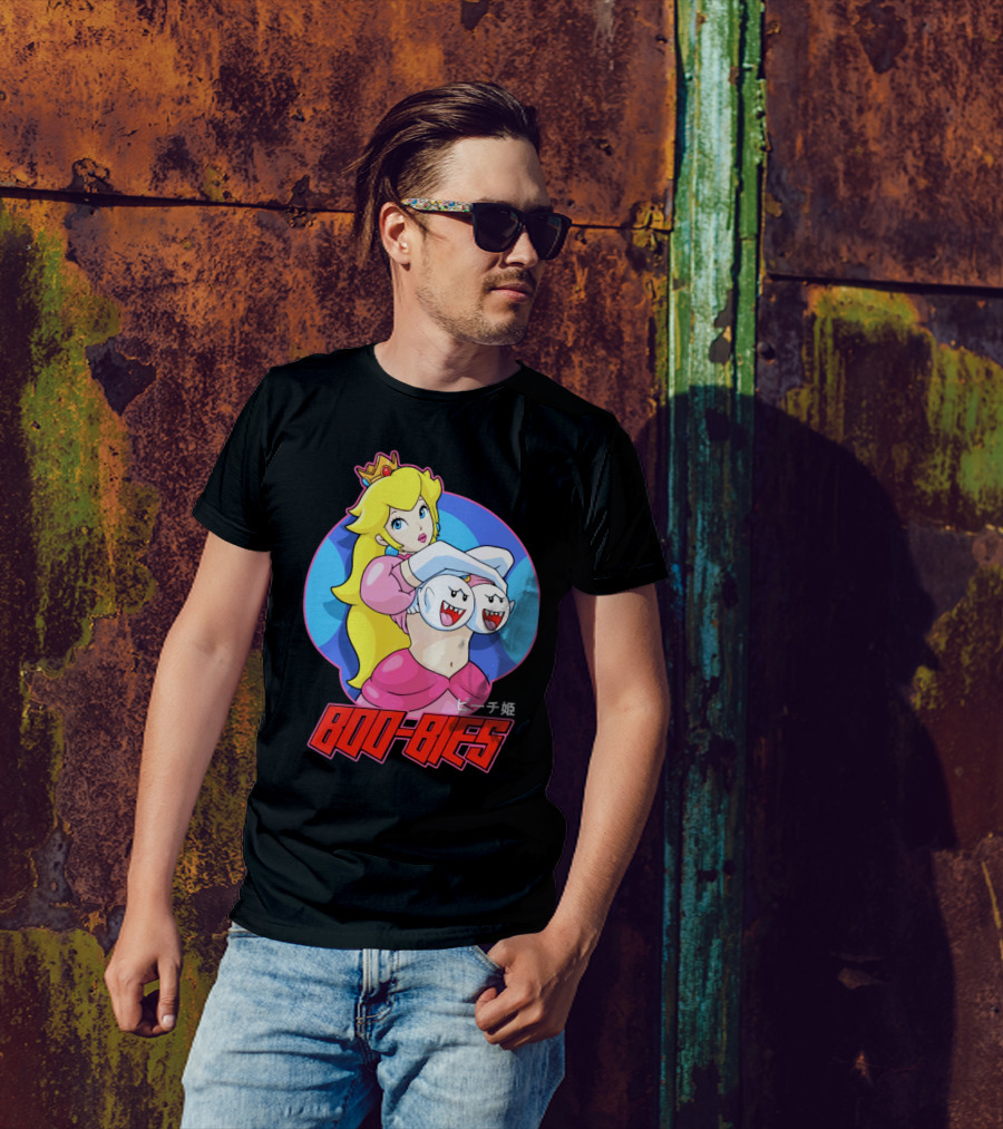 Princess Peach Boo-Bies ピーチ姫 T-Shirt