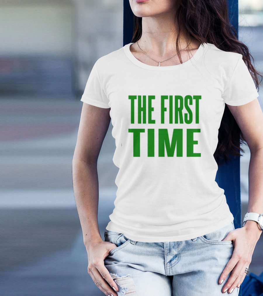 The Kid Laroi The First Time Bold Green Text T-Shirt