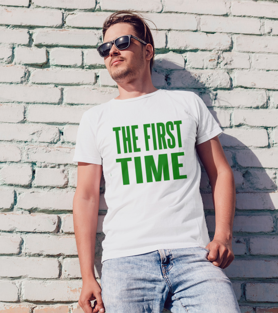 The Kid Laroi The First Time Bold Green Text T-Shirt
