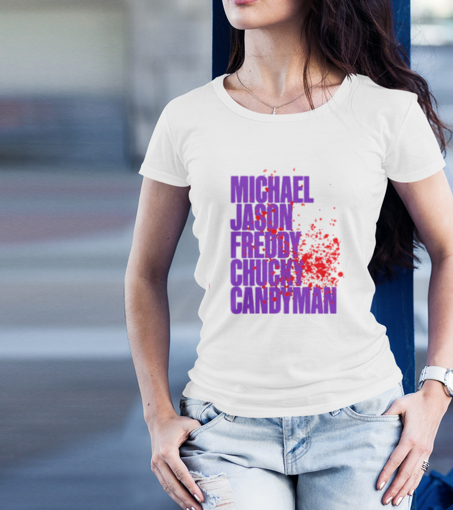 Michael Jason Freddy Chucky Candyman Horror Legends T-Shirt