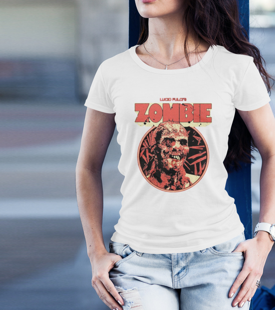 Lucio Fulci's Zombie Retro Horror Movie T-Shirt