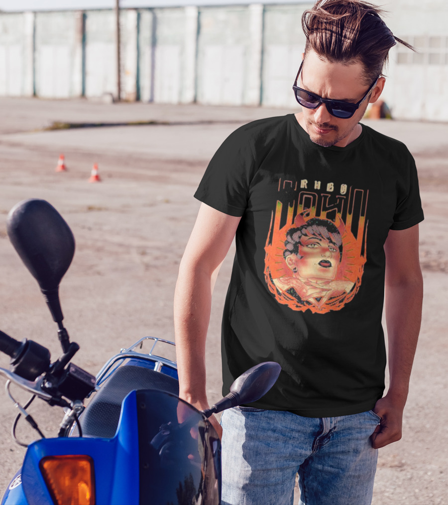 Ruby Soho Skin Deep Retro Demon Tattoo T-Shirt