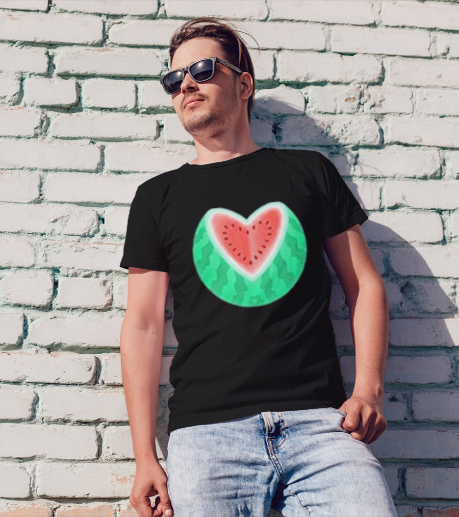 The Yetee Watermelon Heart T-Shirt