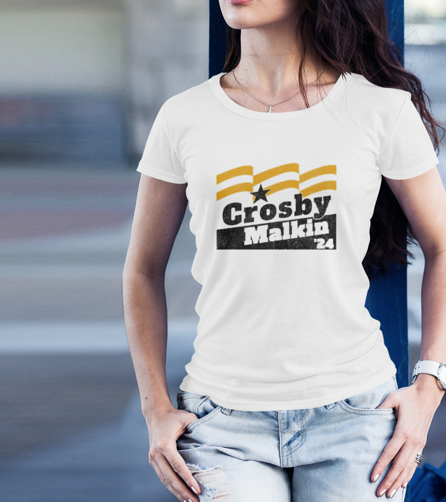 Crosby Malkin '24 Hockey Stars Campaign T-Shirt