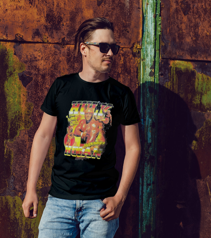 Hulk Hogan Hulkamania Is Still Runnin' Wild Hulkamania T-Shirt