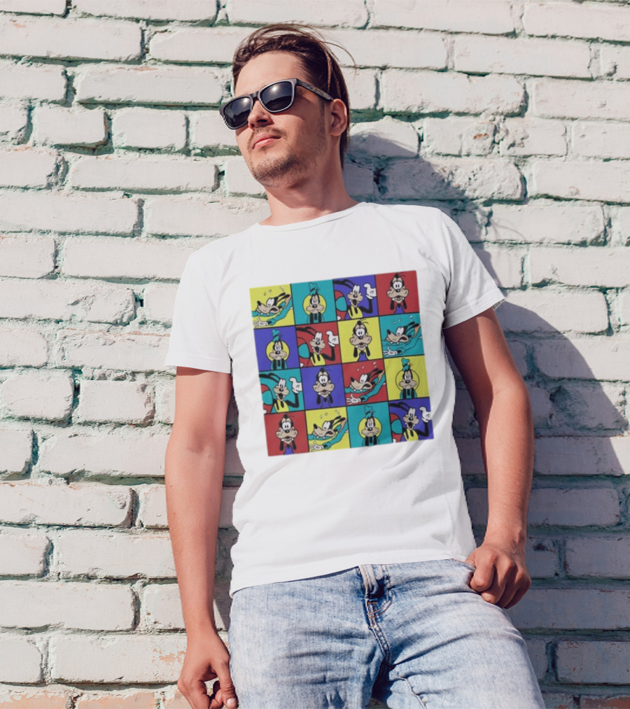 Goofy Multicolored Funny Face Expressions T-Shirt