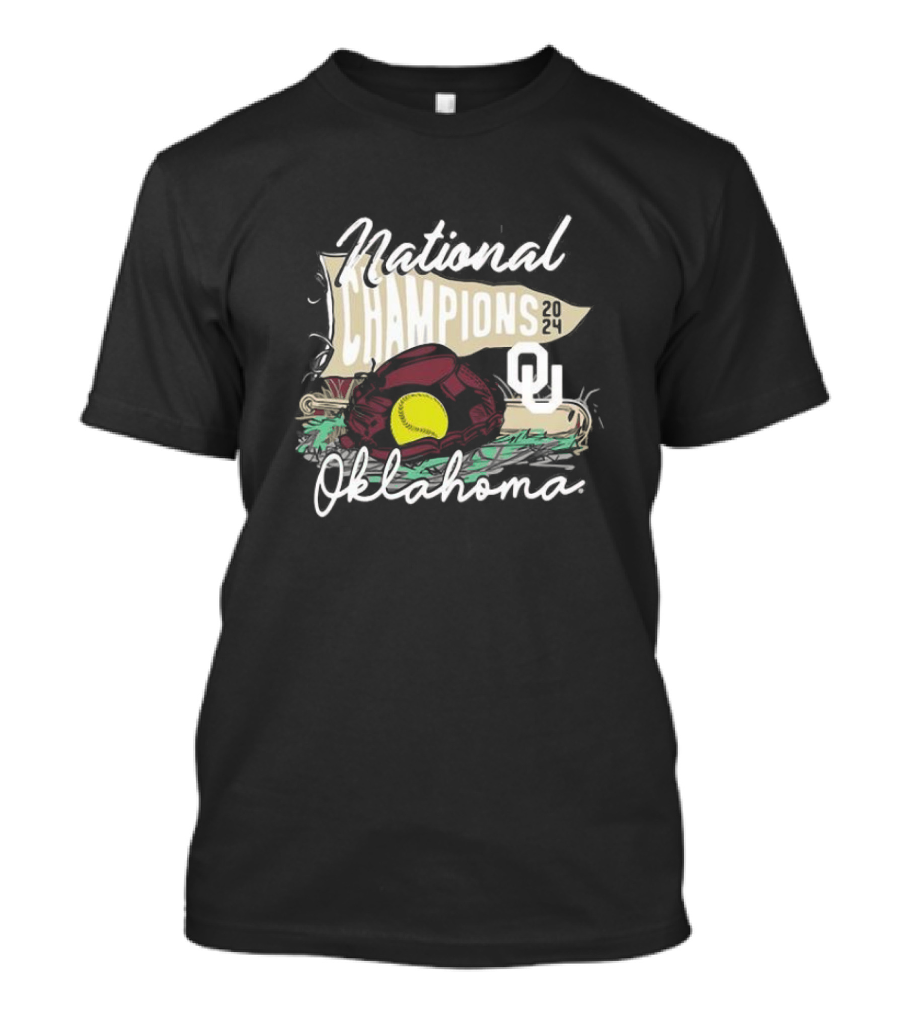 Oklahoma Sooners National Champions 2024 Softball T-Shirt