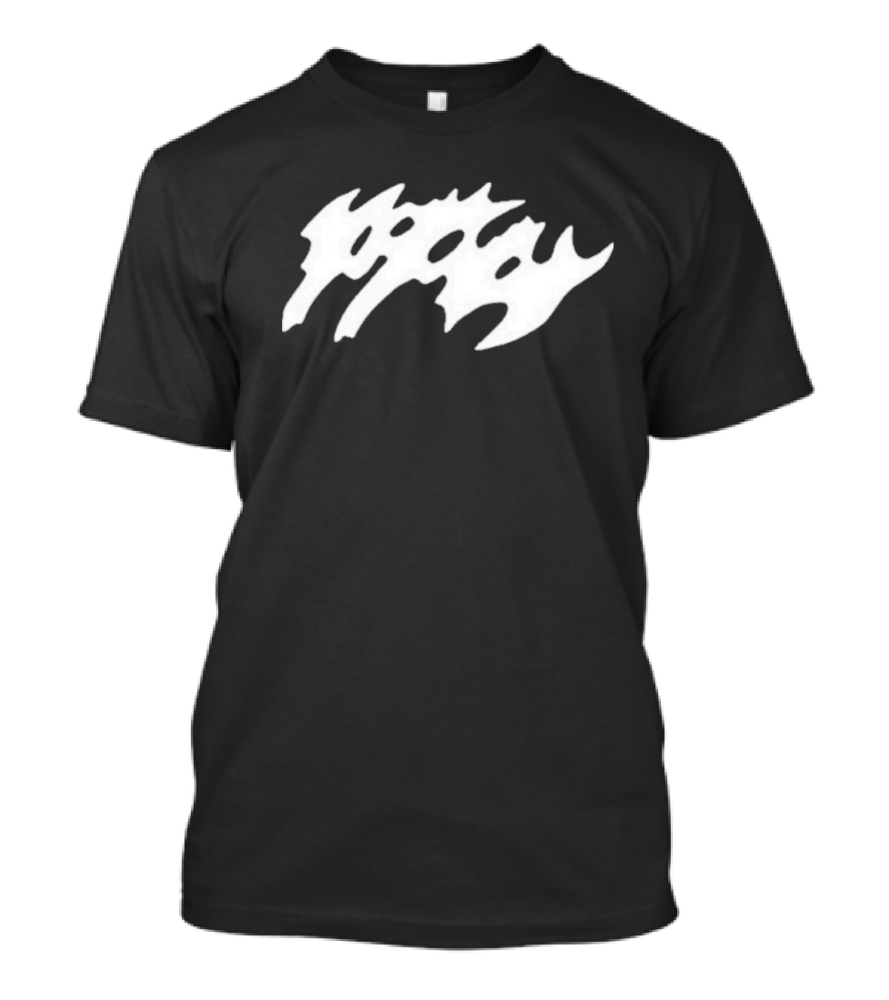 Poppy Updates Distorted Text T-Shirt
