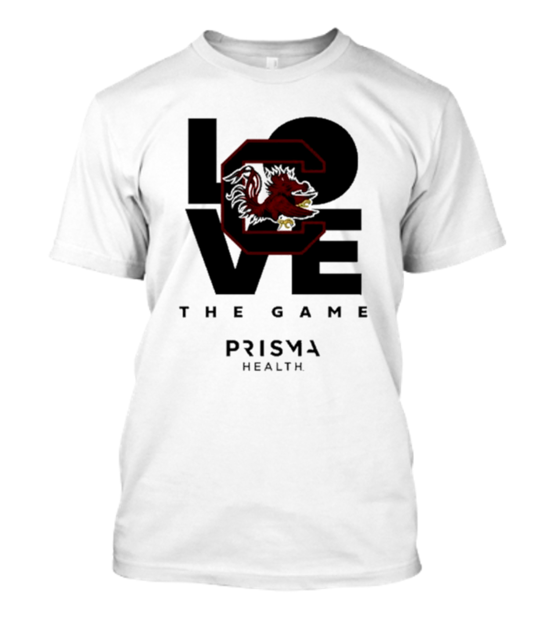 South Carolina Gamecocks Love The Game Prisma Health T-Shirt