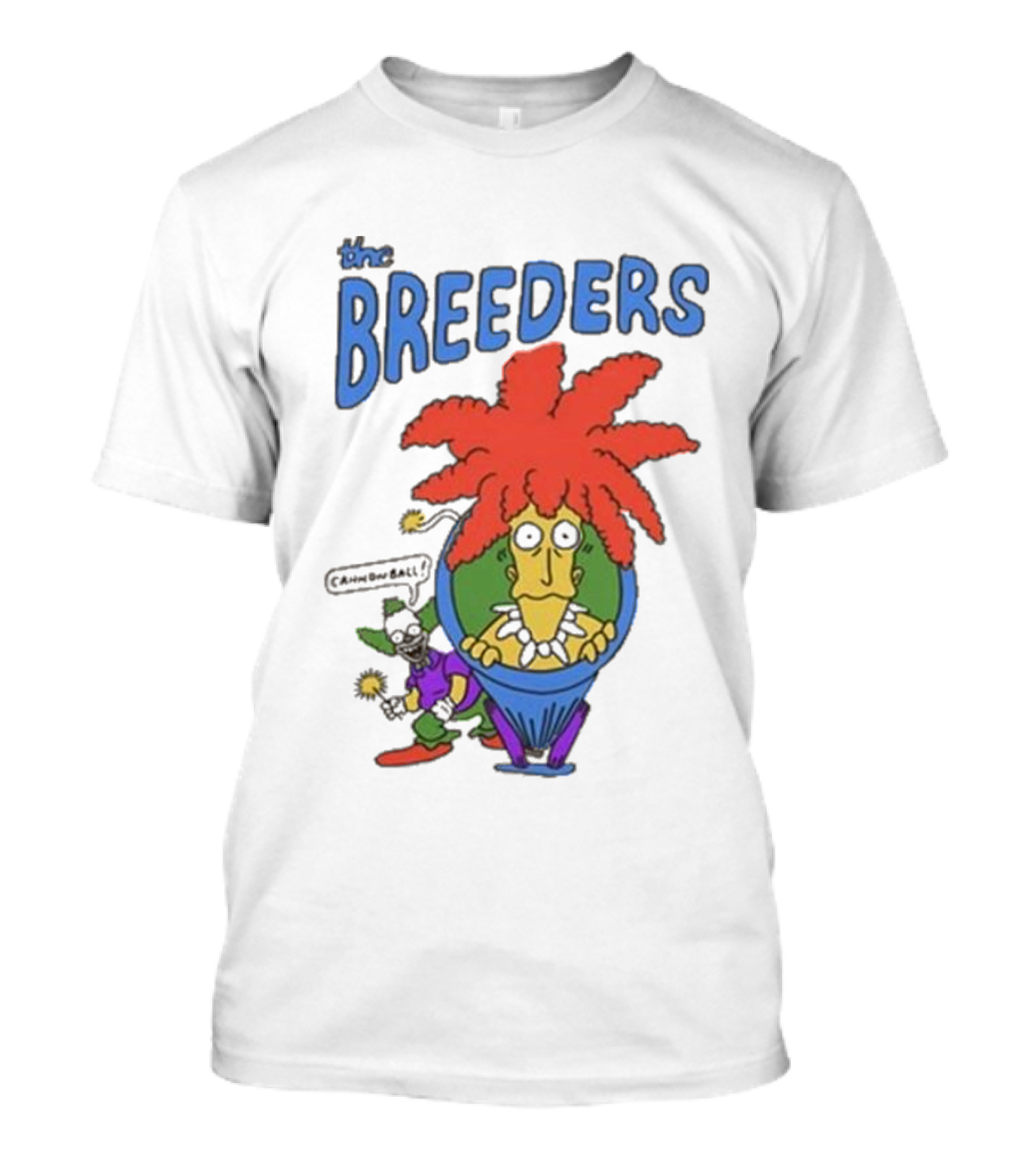 The Breeders Last Splash Cartoon Character T-Shirt