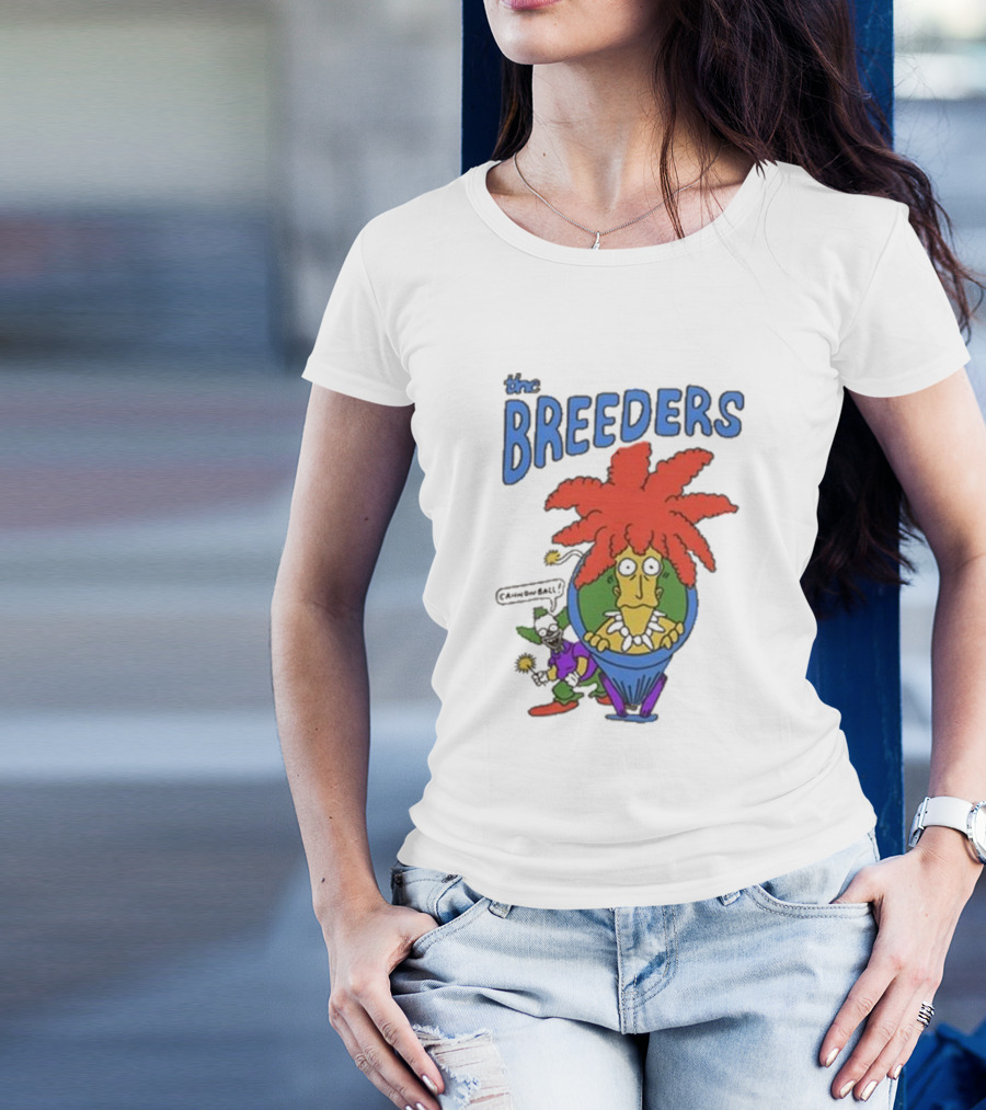 The Breeders Last Splash Cartoon Character T-Shirt