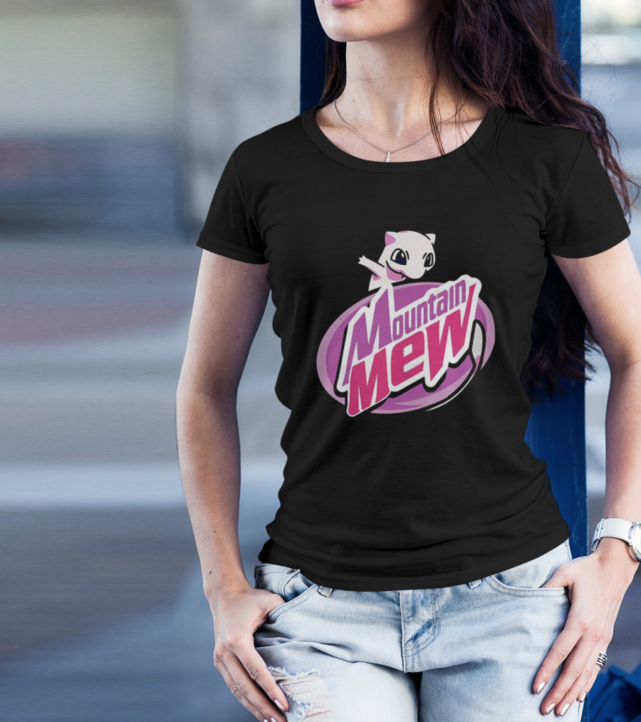 Mountain Mew Pokemon Go Mewtwo Parody Mountain Dew T-Shirt