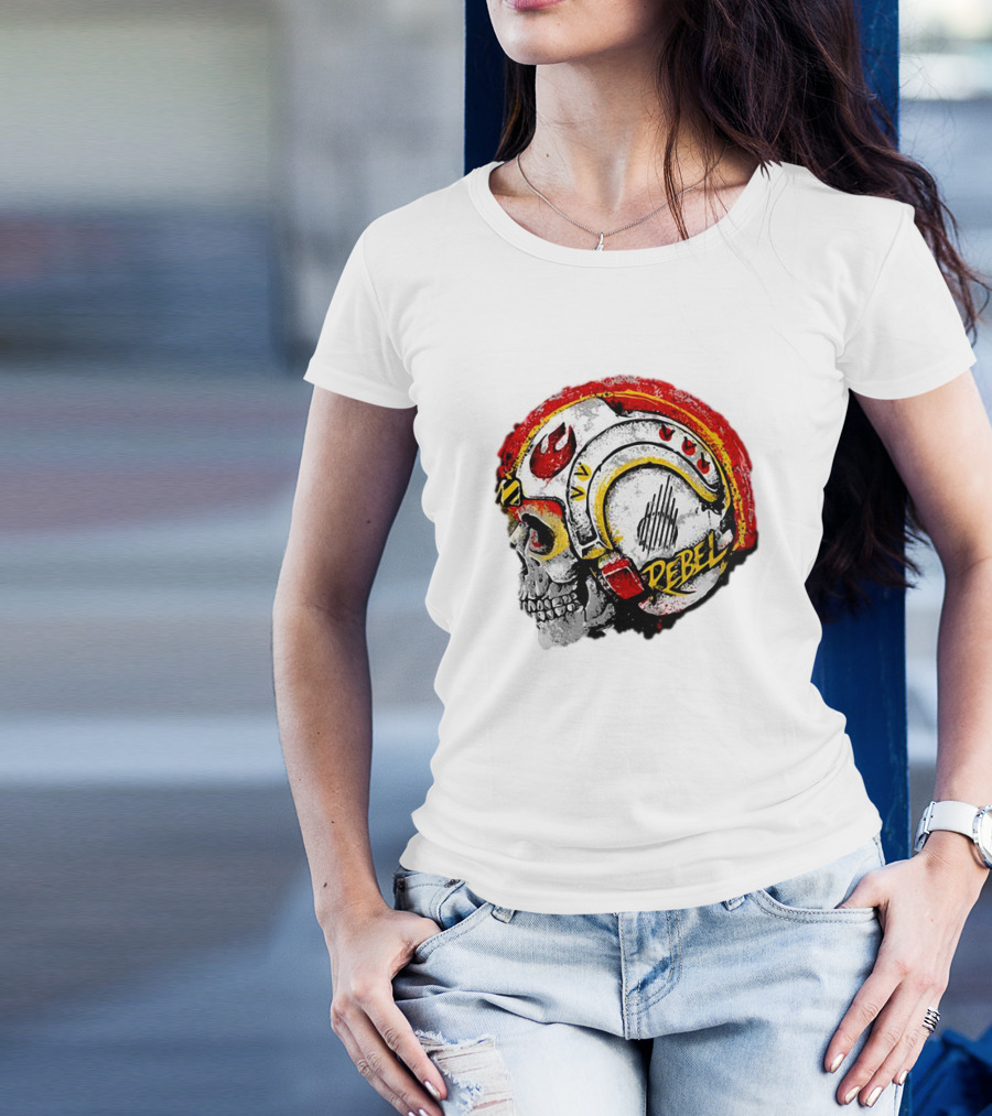 Star Wars Rebel Skull Helmet T-Shirt