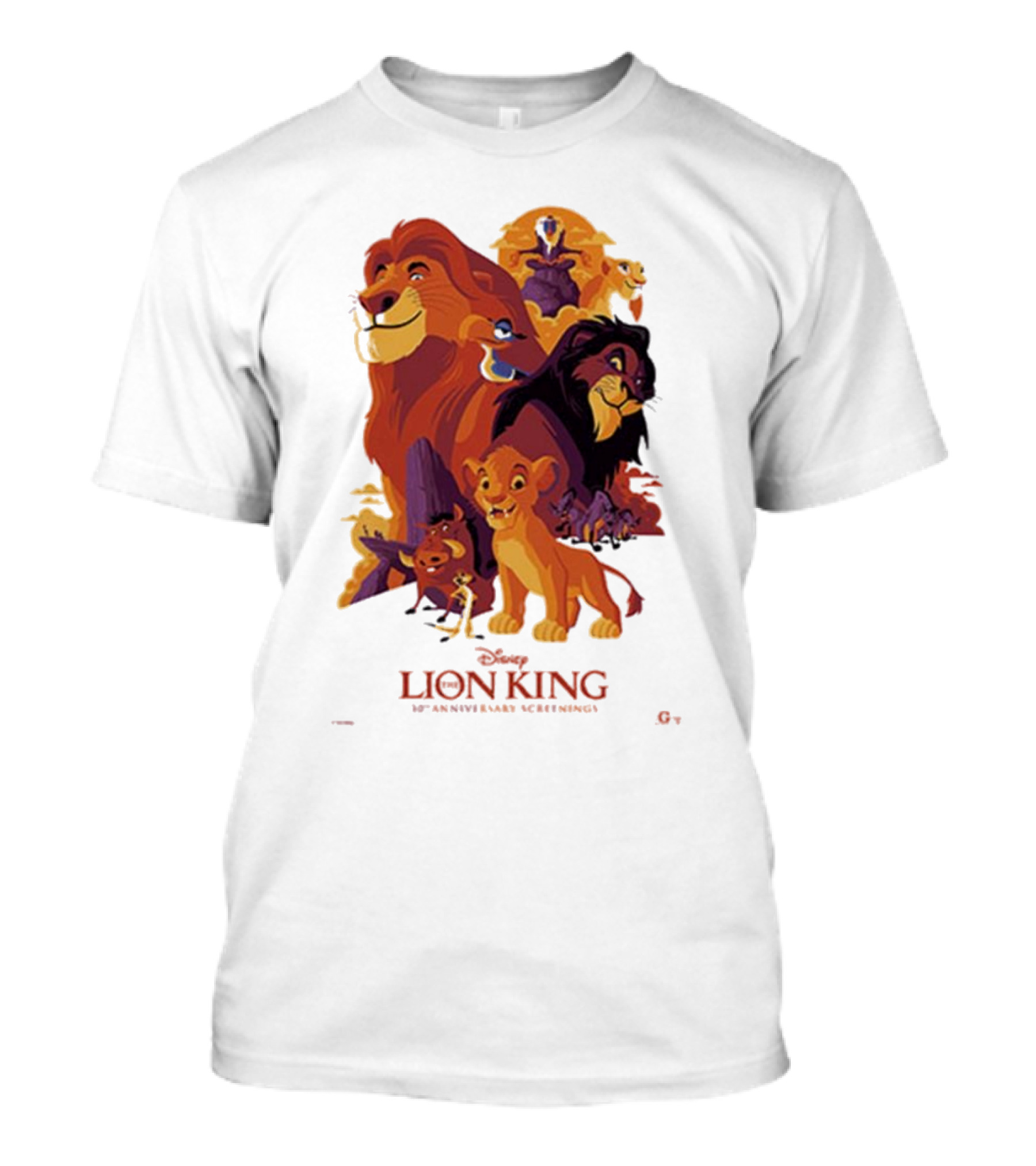 Disney Lion King 30th Anniversary Screenings Fan T-Shirt