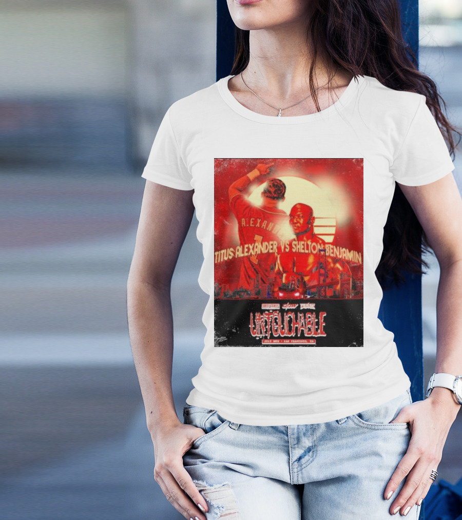 Titus Alexander Vs Shelton Benjamin Untouchable West Coast Pro Wrestling San Francisco CA T-Shirt