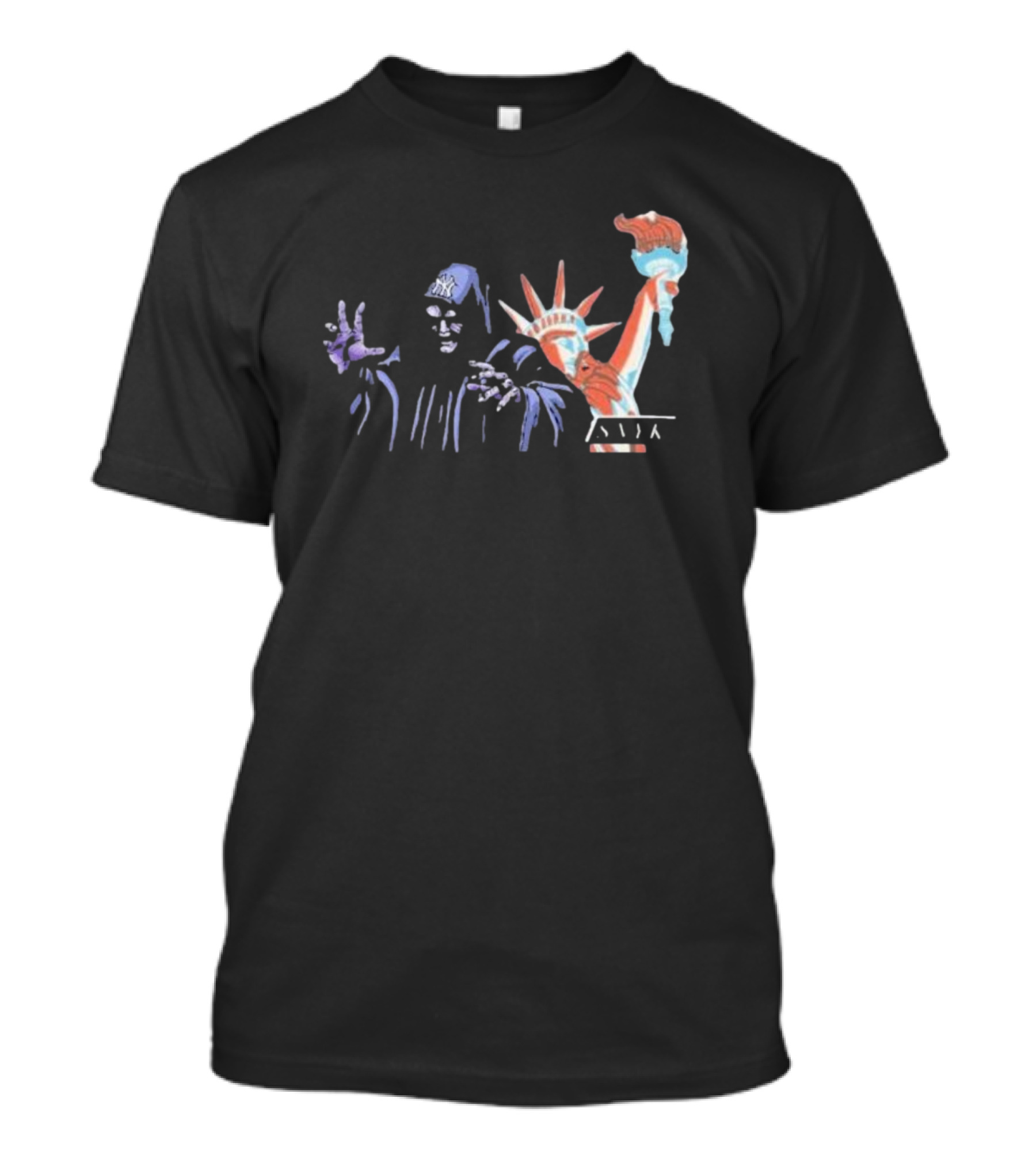 Yankee Evil Empire Pod Dark Side Liberty NY Yankees Star Wars Mashup T-Shirt