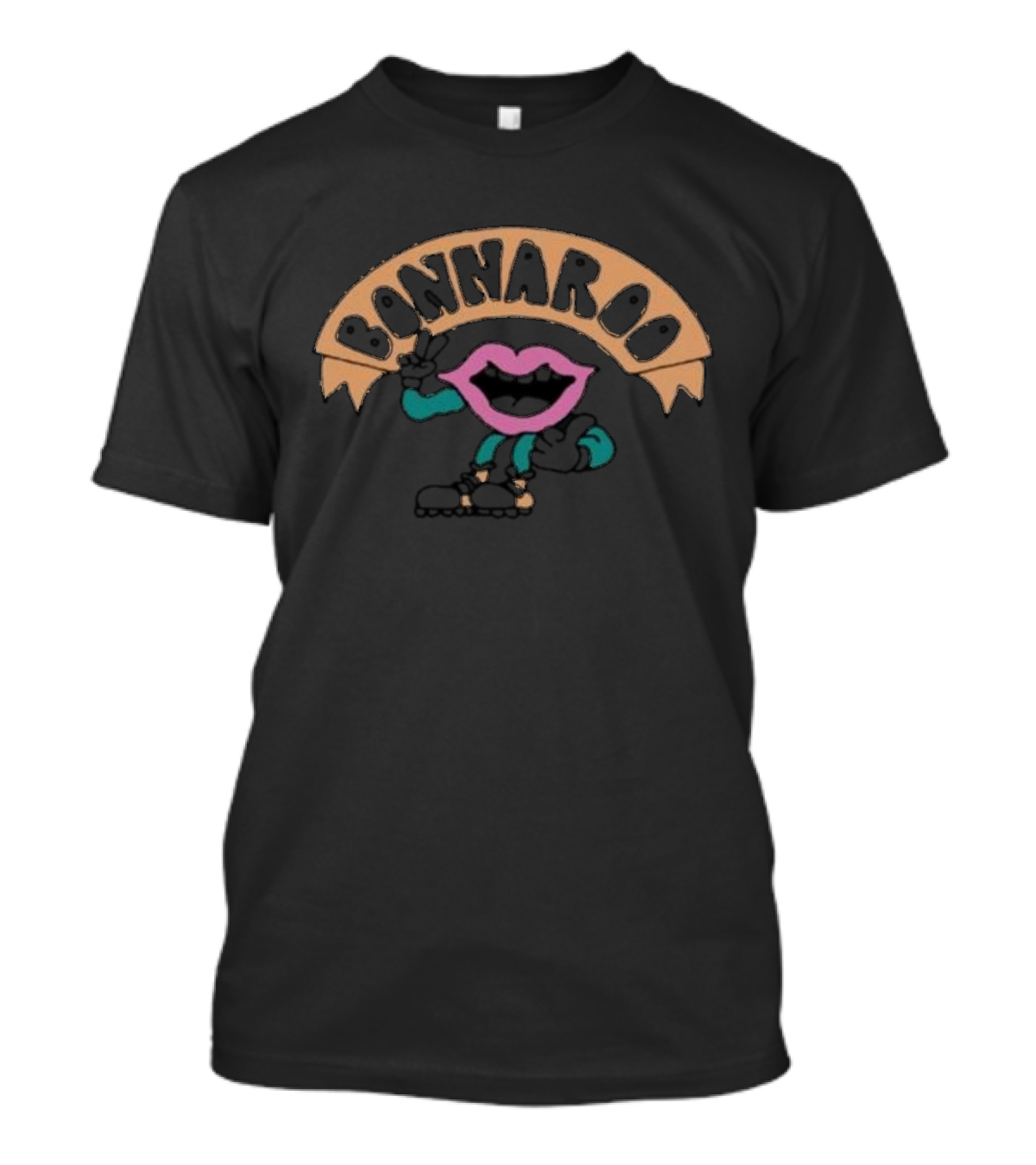 Bonnaroo Lip Peace Sign T-Shirt