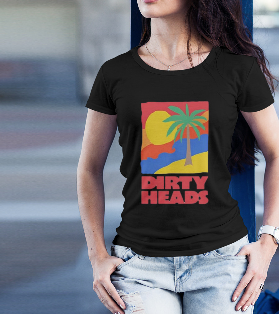 Dirty Heads Palm Tree Sunset Beach Vibes T-Shirt