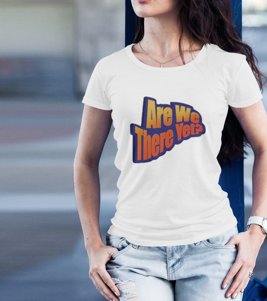 James Marriott Are We There Yet Retro Text T-Shirt