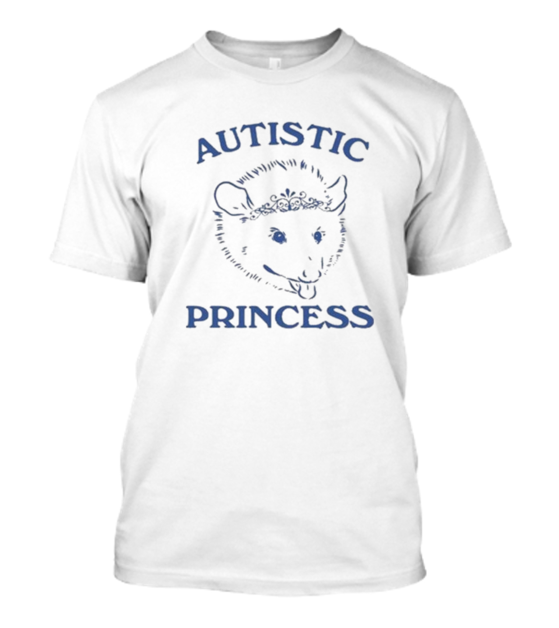 Slippywild Autistic Princess Possum Tiara T-Shirt
