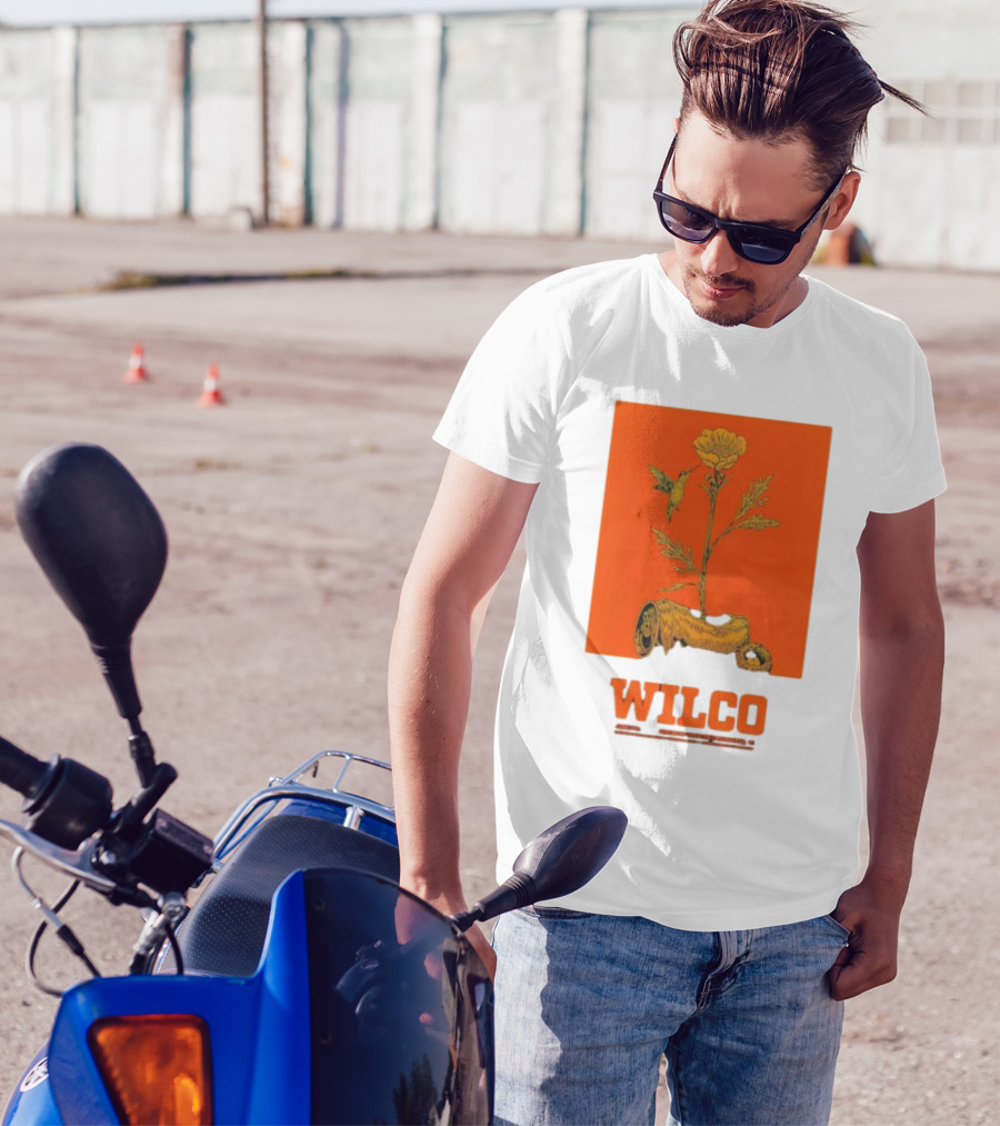 Wilco Jun 12 2024 Riverside Theatre Milwaukee WI Floral Hummingbird T-Shirt