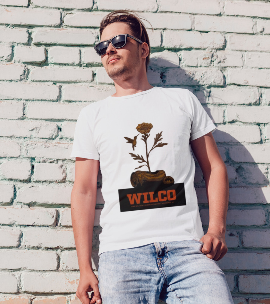 Wilco June 12 2024 Riverside Theater Milwaukee WI T-Shirt