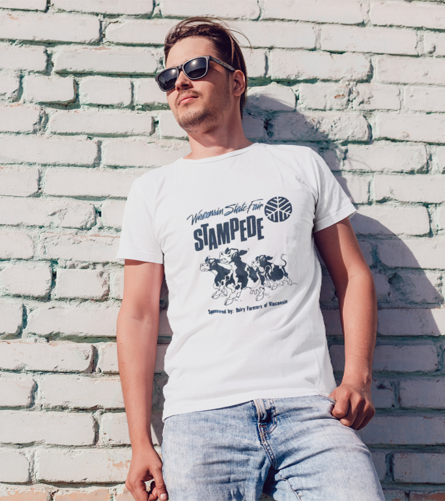 Wisconsin State Fair Stampede Sponsored By Dairy Farmers Of Wisconsin T-Shirt