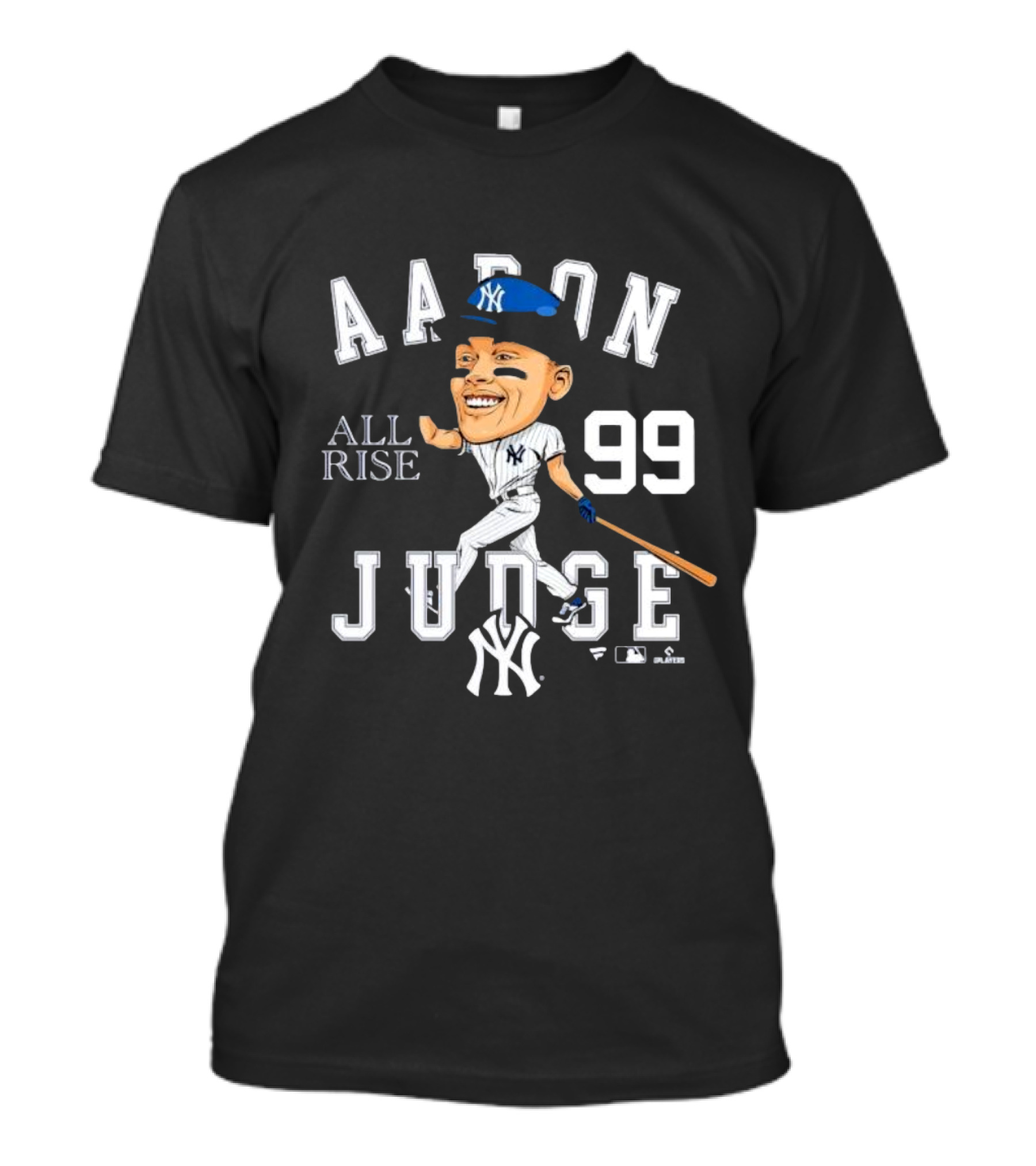 Aaron Judge New York Yankees 99 All Rise Caricature T-Shirt