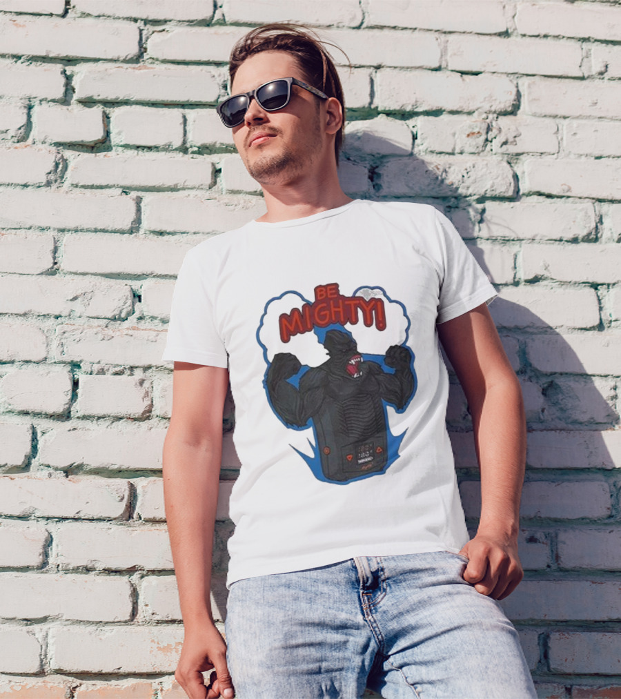 Be Mighty Monster Creature Inspired By Kaiju And Electronics T-Shirt