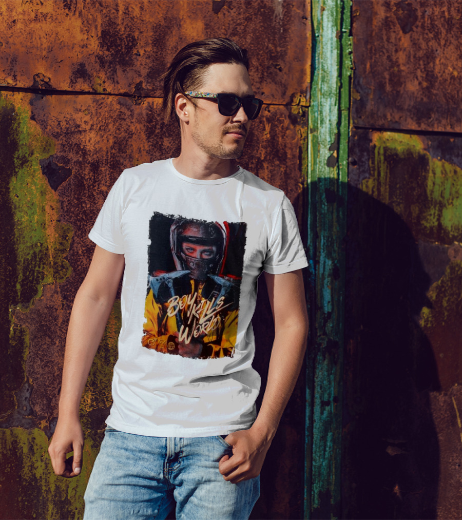 Boy Kills World Jessica Motorcycle Warrior T-Shirt