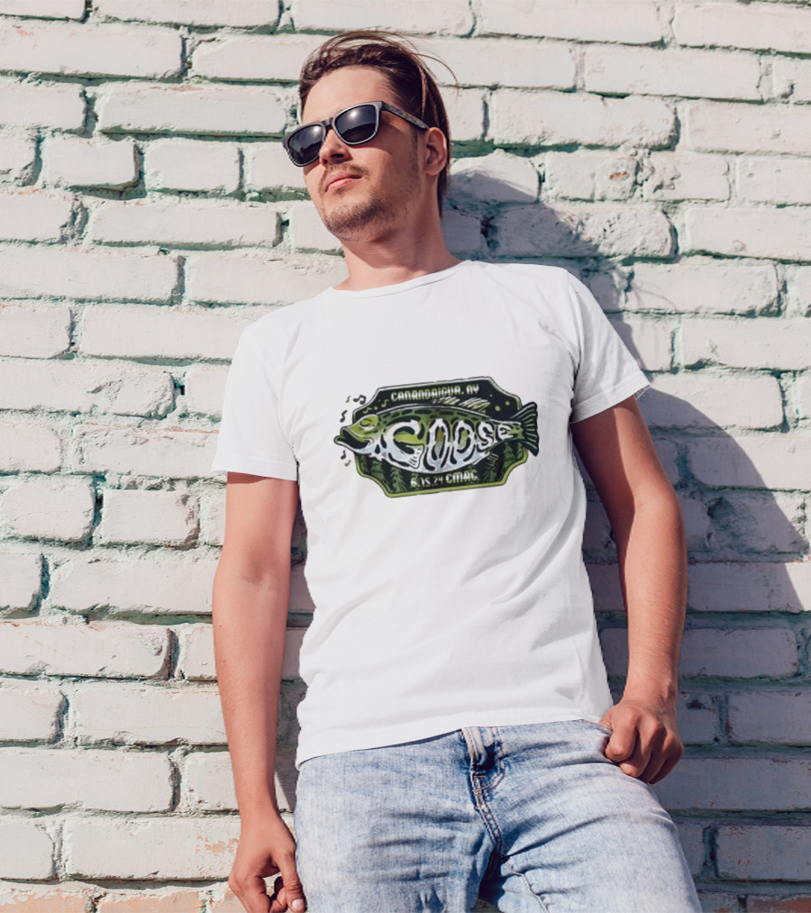 Canandaigua NY Goose Fish Art 6 15 24 CMAC T-Shirt