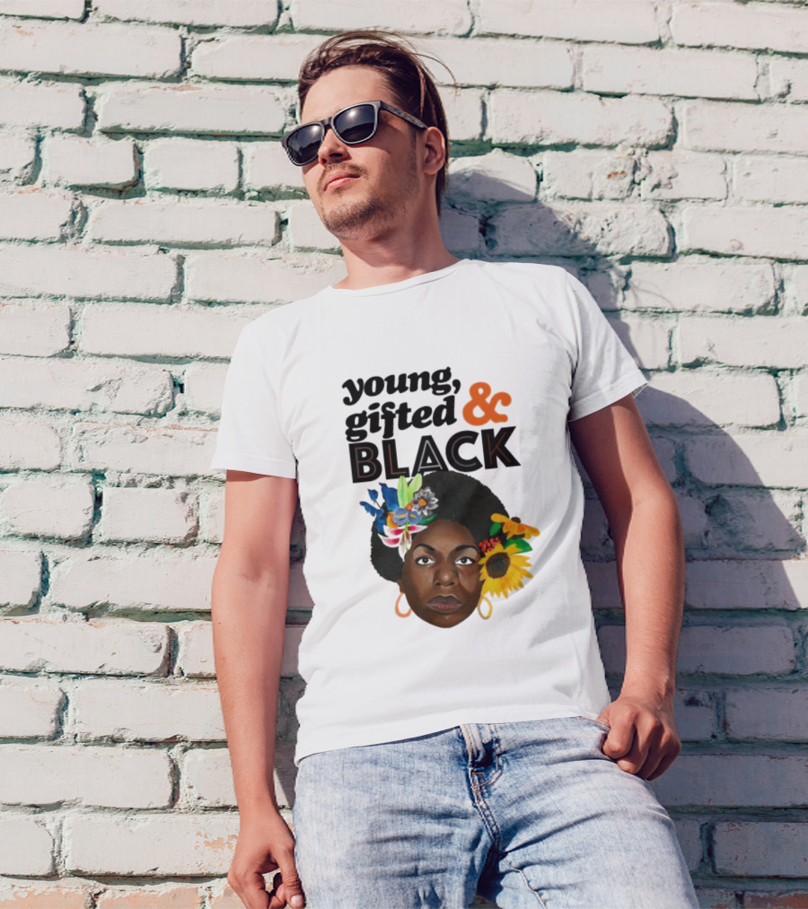 Young Gifted And Black Nina En Printemps T-Shirt