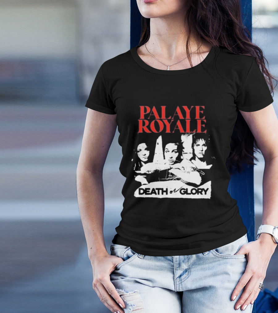 Palaye Royale Death Or Glory Band Member Portrait Trio T-Shirt