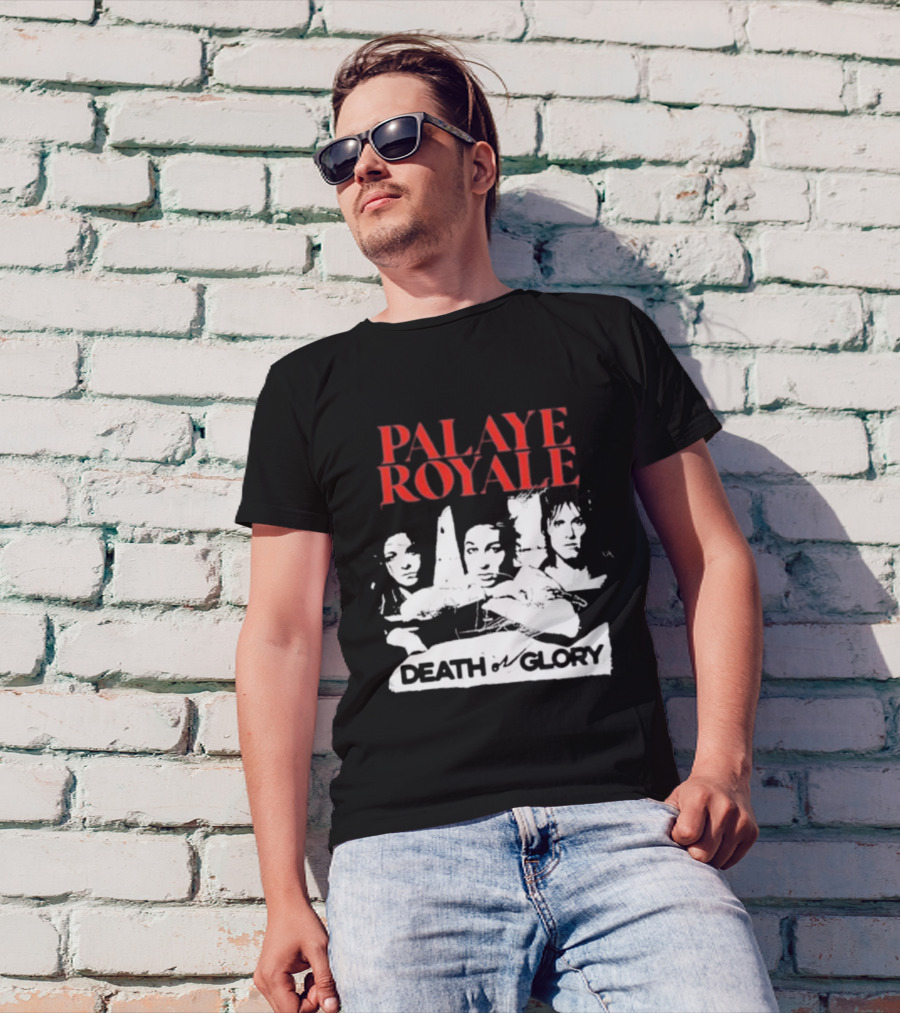 Palaye Royale Death Or Glory Band Member Portrait Trio T-Shirt