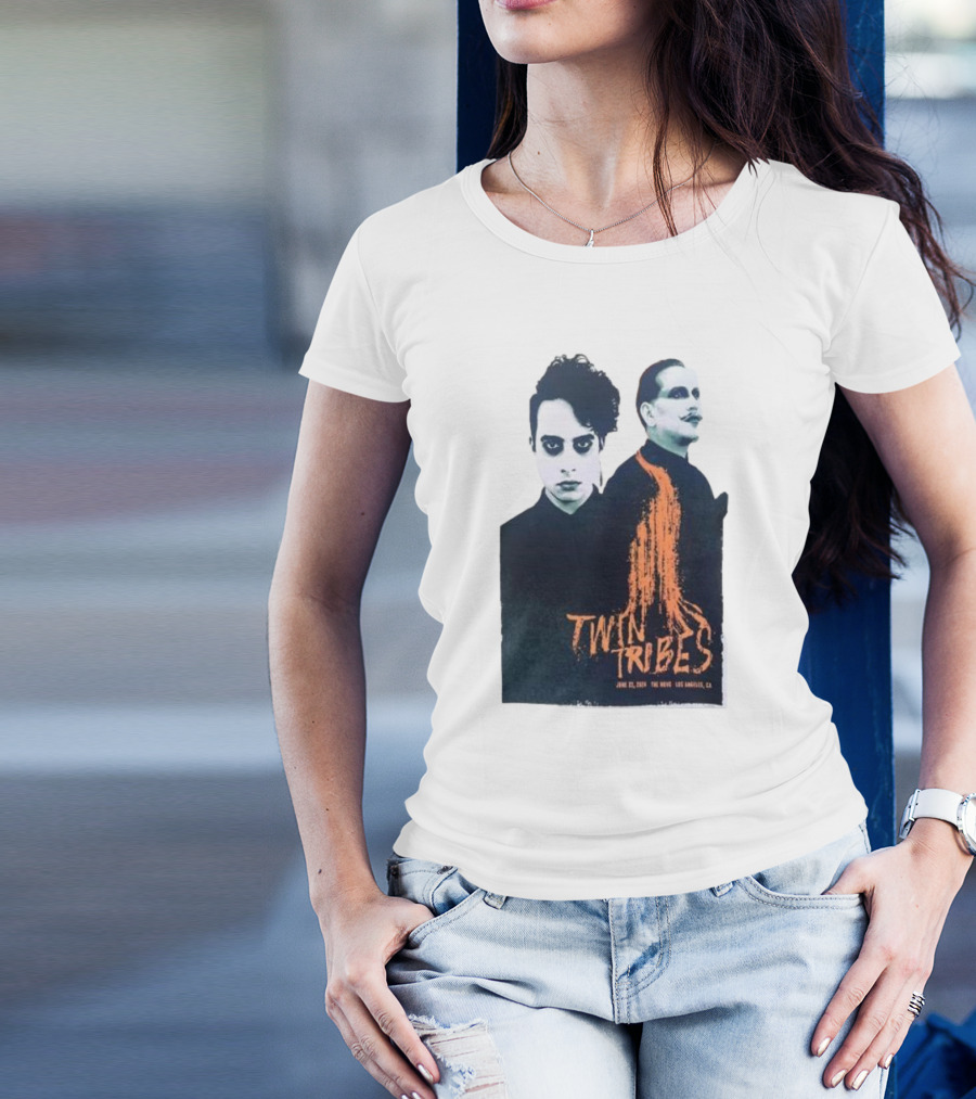 Twin Tribes June 22 2024 The Novo Los Angeles CA Dark Gothic Concert T-Shirt