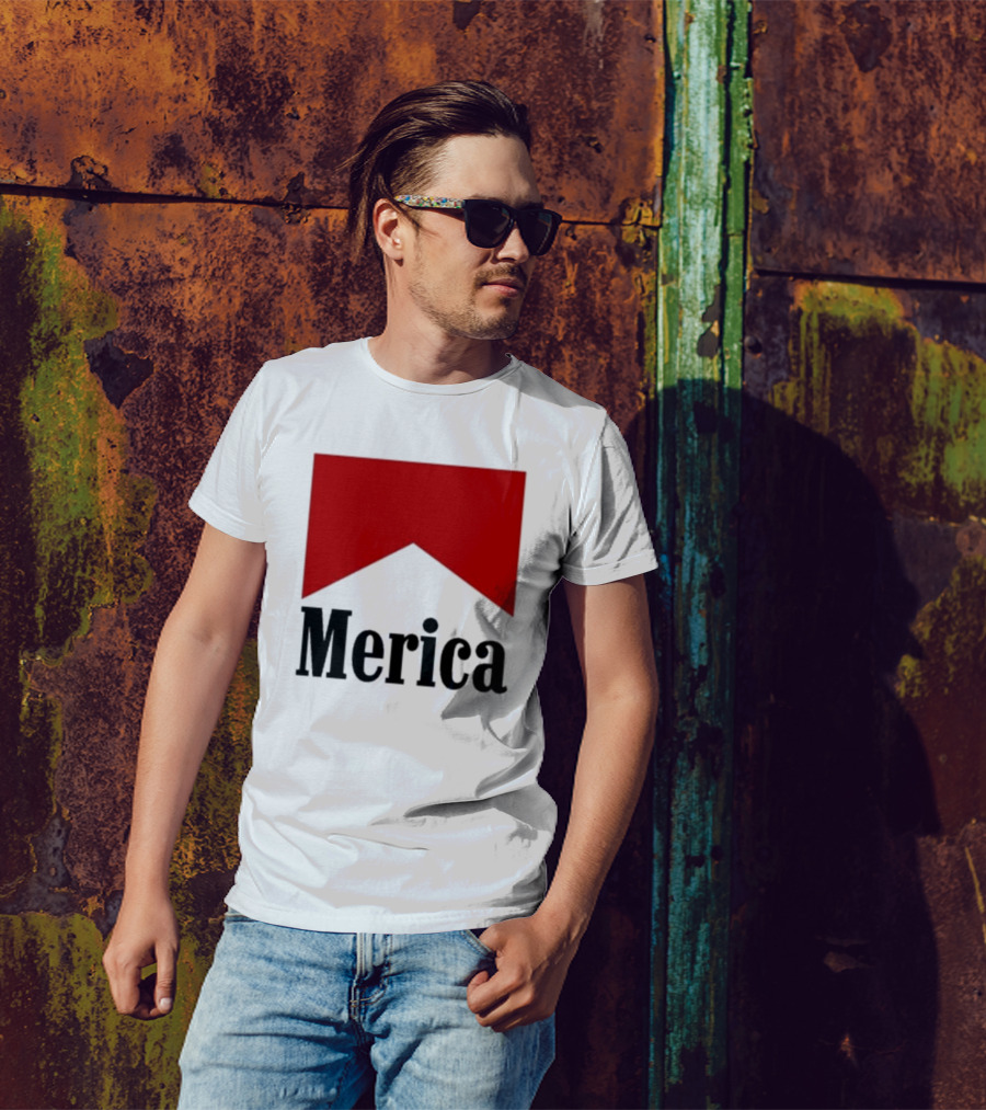 Merica Chevron Red T-Shirt
