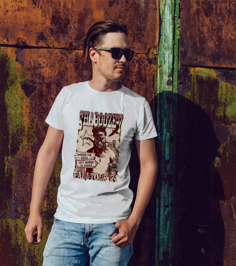 Shaboozey Live Fall Tour '24 Where I've Been Isn't Where I'm Going Leg One T-Shirt