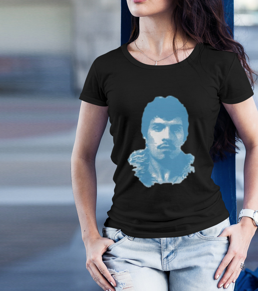 Omar Apollo God Said No Jumbo Blue T-Shirt