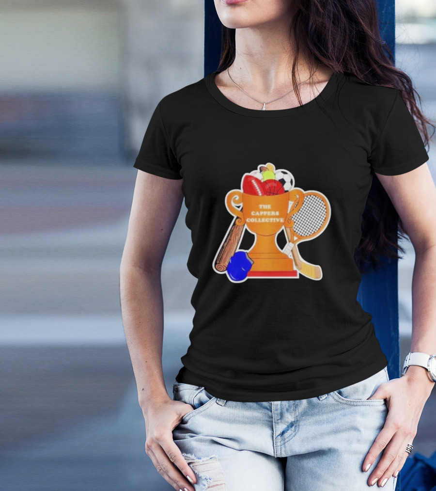 The Cappers Collective Trophy Sport Baseball Boxing Soccer Tennis Hockey Basketball T-Shirt