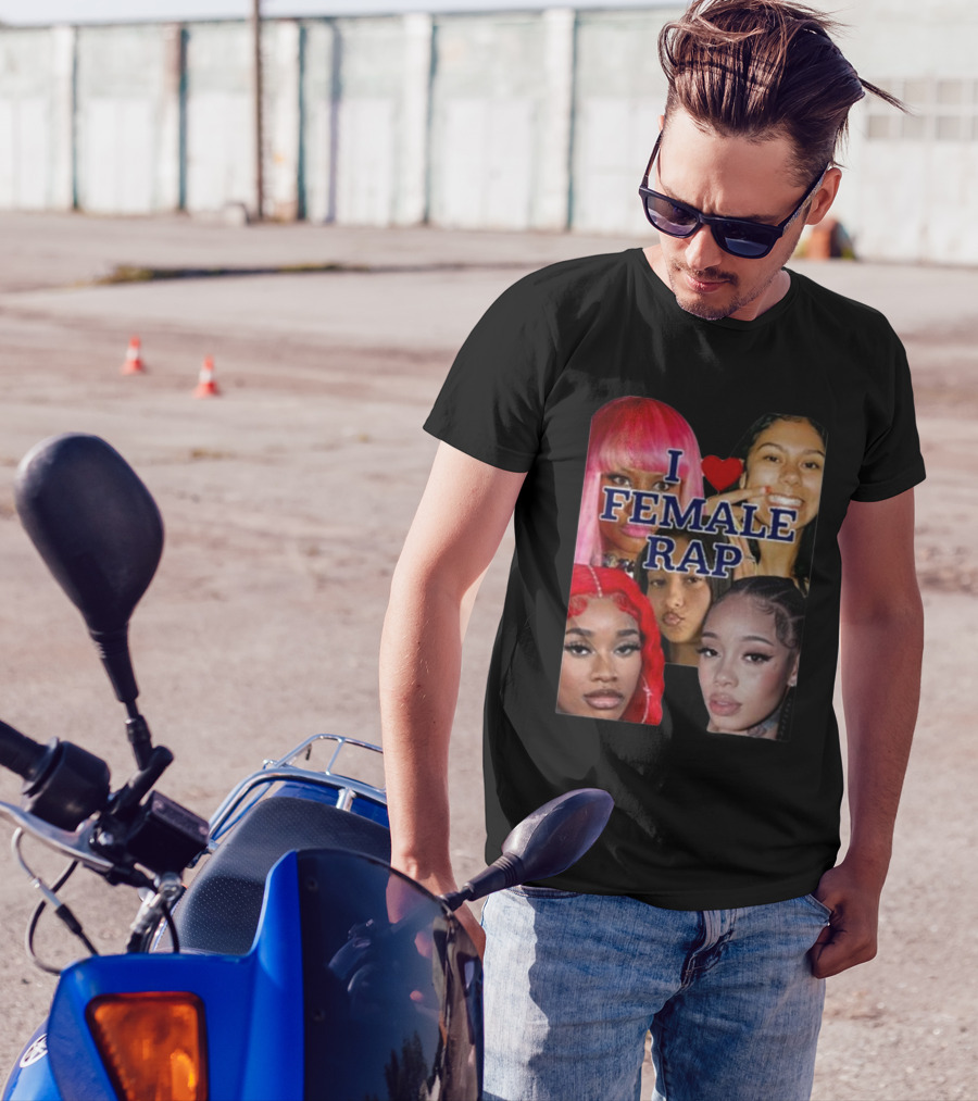 Nrth West Is My Spirit Animal I Love Female Rap Montage T-Shirt