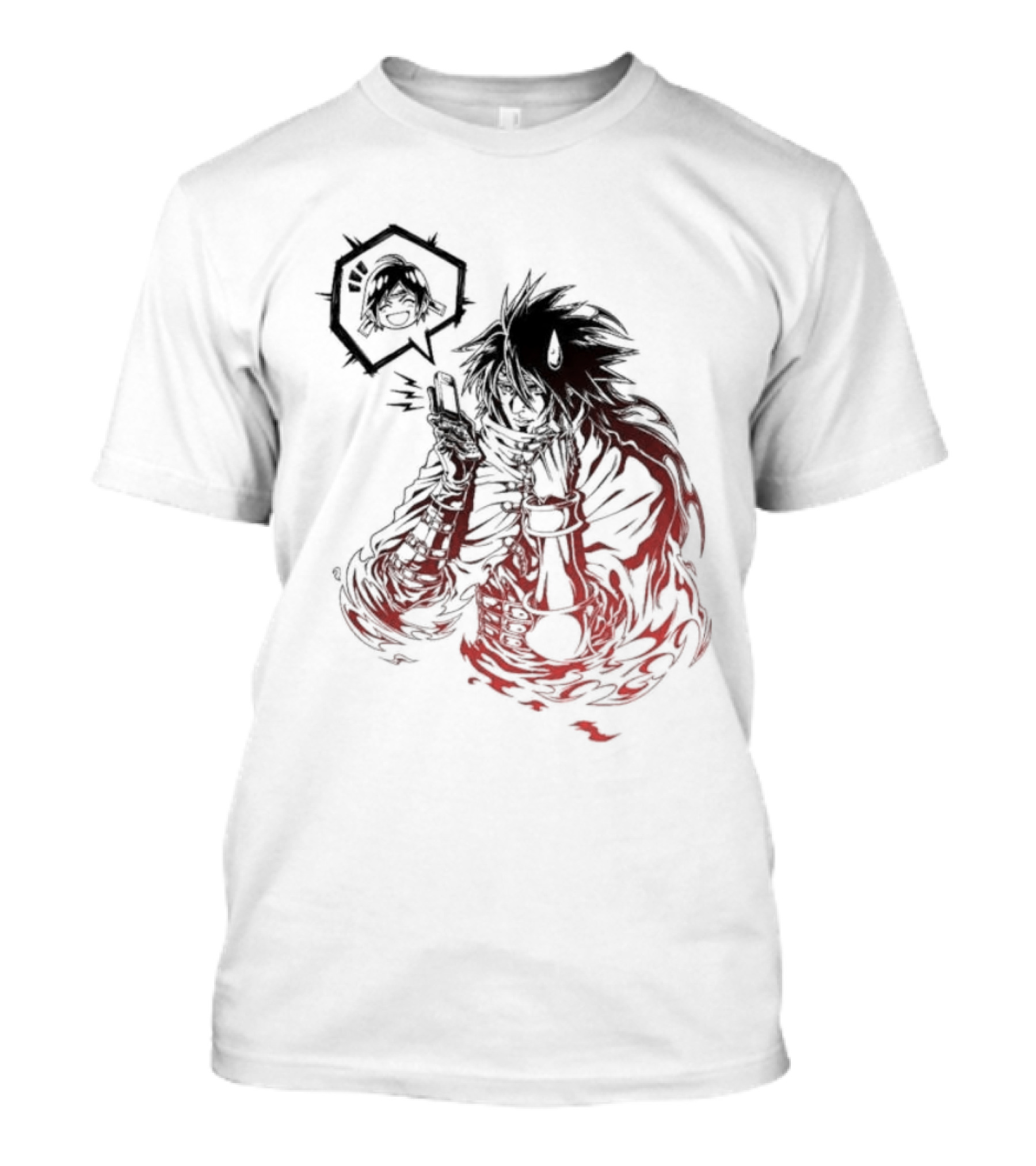 Ringtone SGDQ 2024 Fire Cloaked Character With Phone And Speech Bubble T-Shirt