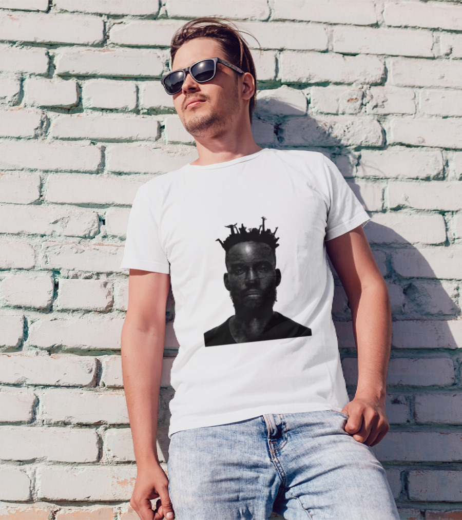 Imiti Ikula Anniversary Black And White Portrait With Nails T-Shirt