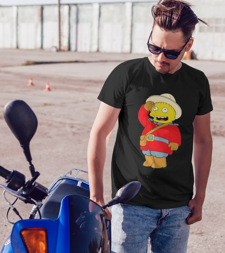 The Simpsons Ralph Mountie Canada Costume T-Shirt