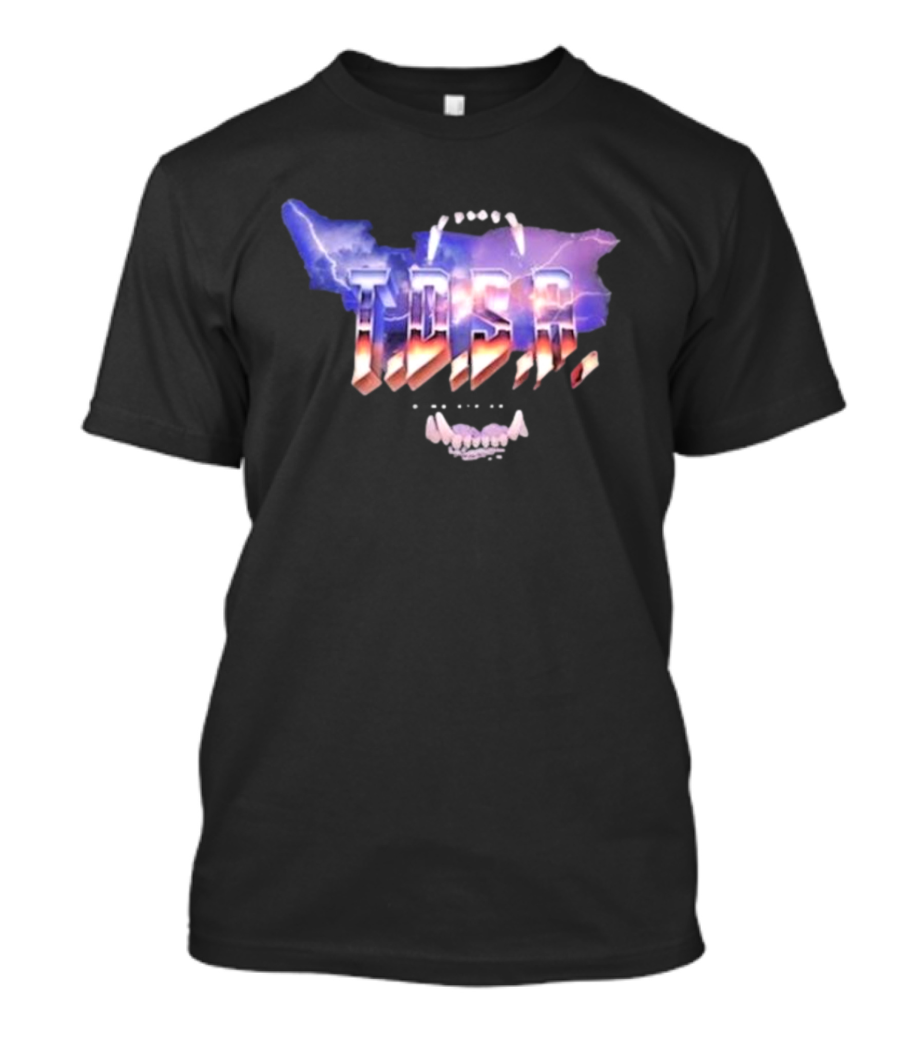 T.D.S.R. The Dawg Strikes Again Ruin Your Day Lightning Teeth T-Shirt