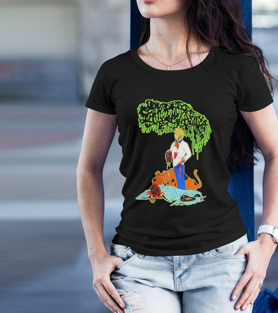 Sanguisugabogg Scooby Doo Fred Jones Horror Mashup T-Shirt