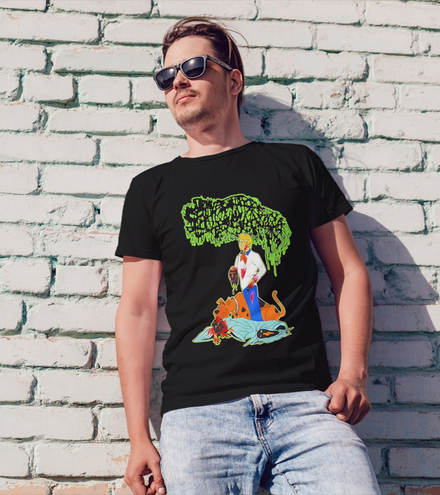 Sanguisugabogg Scooby Doo Fred Jones Horror Mashup T-Shirt